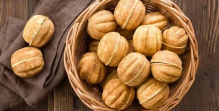 Печиво «Горішки» на варених жовтках