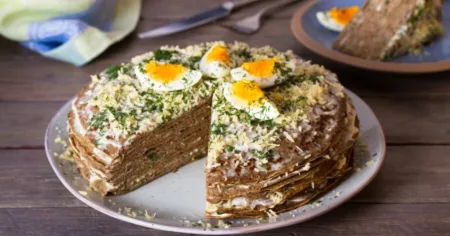 Печінковий торт рецепт