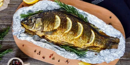 Короп запечений з медом