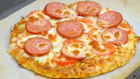 Кабачкова піца на сковорідці