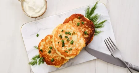 Оладки з грибної ікри