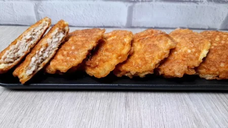 Вафлі з фаршем