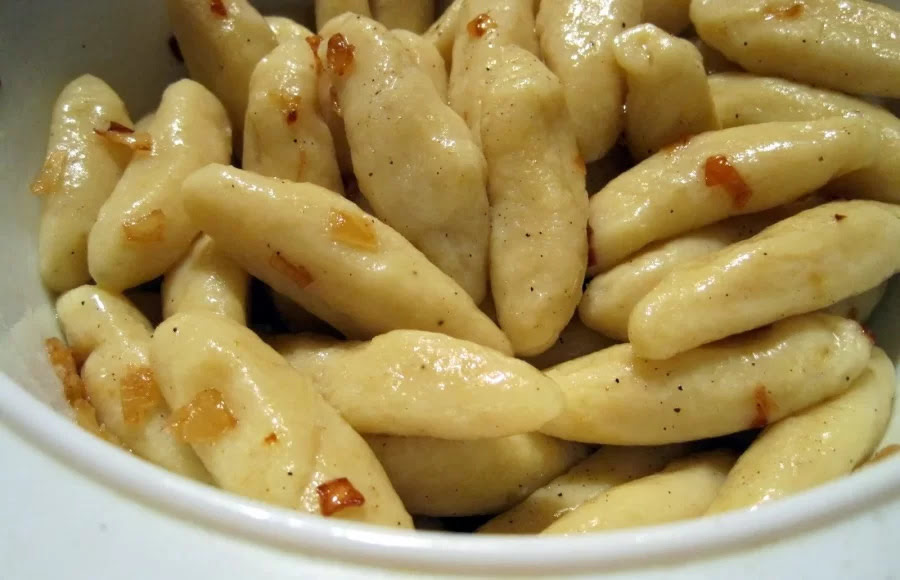 Галушки з картоплі і сиру