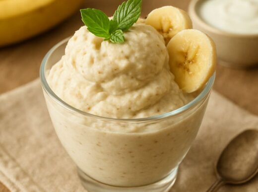 Бананово-йогуртове морозиво без цукру