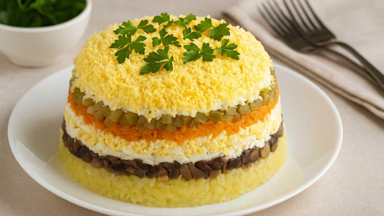 Салат Монастриський з куркою