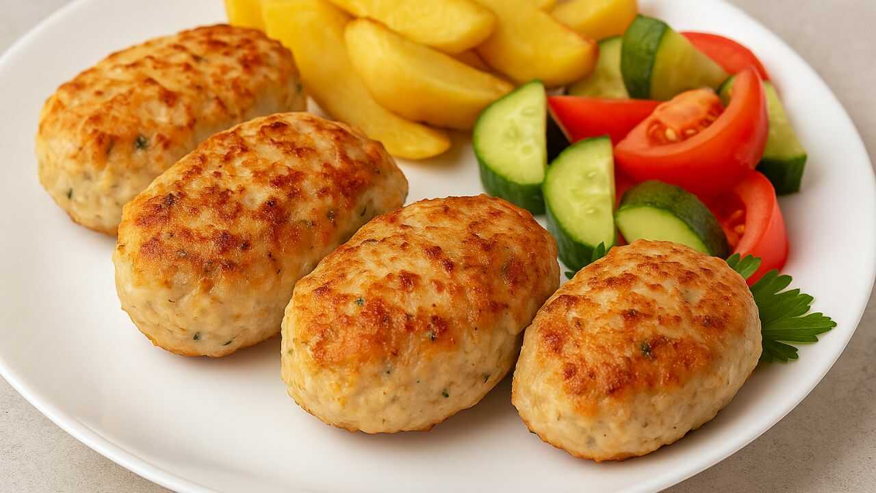 Курячі котлети з вівсянкою
