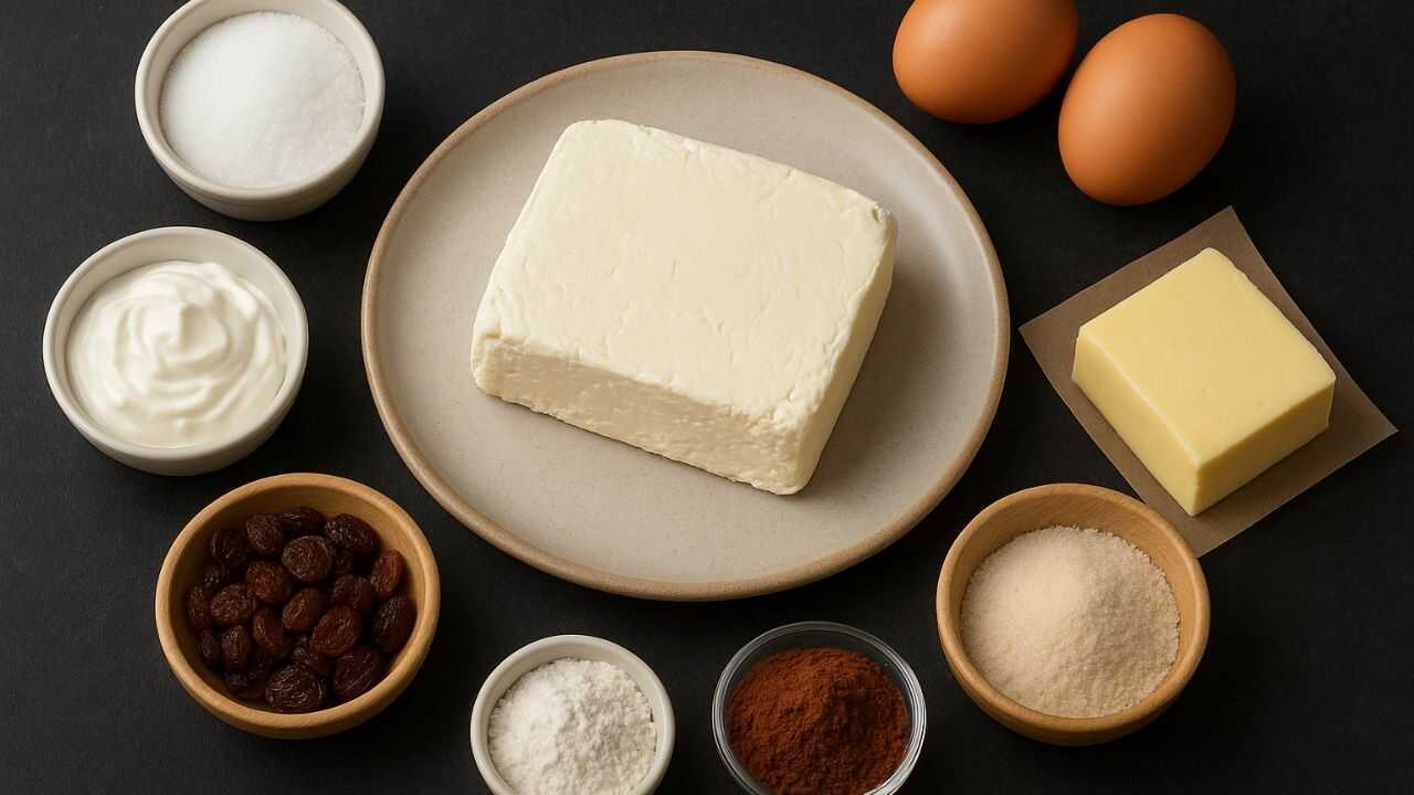 Інгредієнти для приготування львівського сирника. Покроковий рецепт.