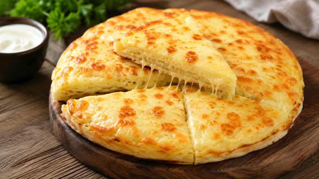 Ліниві хачапурі на сковороді